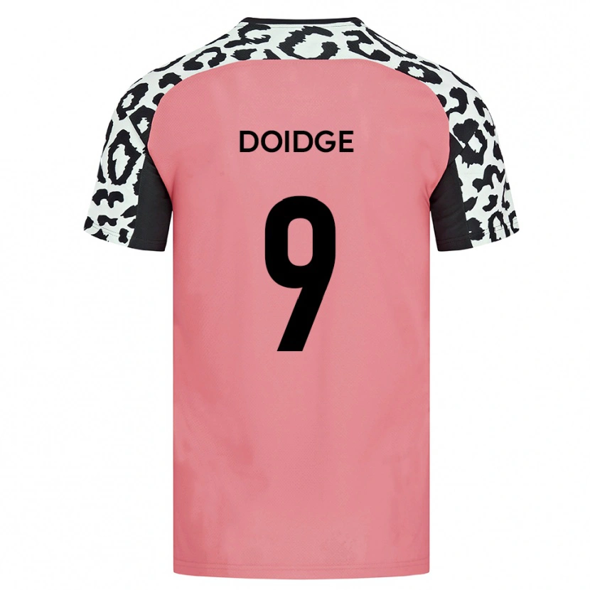 Danxen Herren Christian Doidge #9 Pink Schwarz Auswärtstrikot Trikot 2025/26 T-Shirt Schweiz