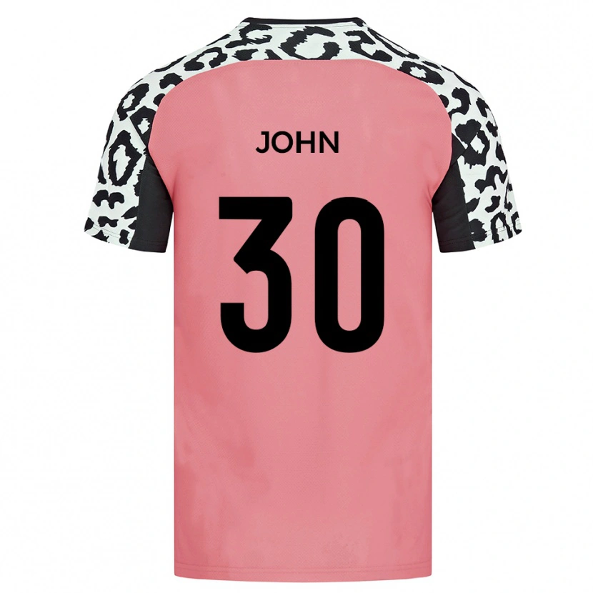 Danxen Herren Dylan John #30 Pink Schwarz Auswärtstrikot Trikot 2025/26 T-Shirt Schweiz