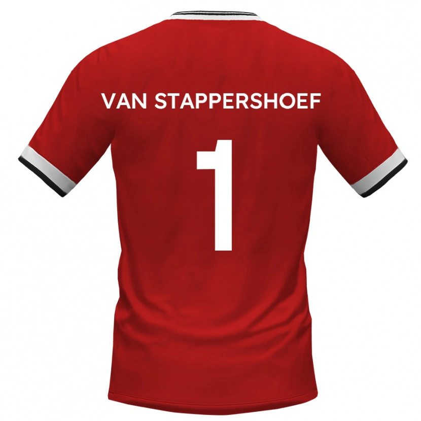 Danxen Herren Jordi Van Stappershoef #1 Weiß Schwarz Auswärtstrikot Trikot 2025/26 T-Shirt Schweiz