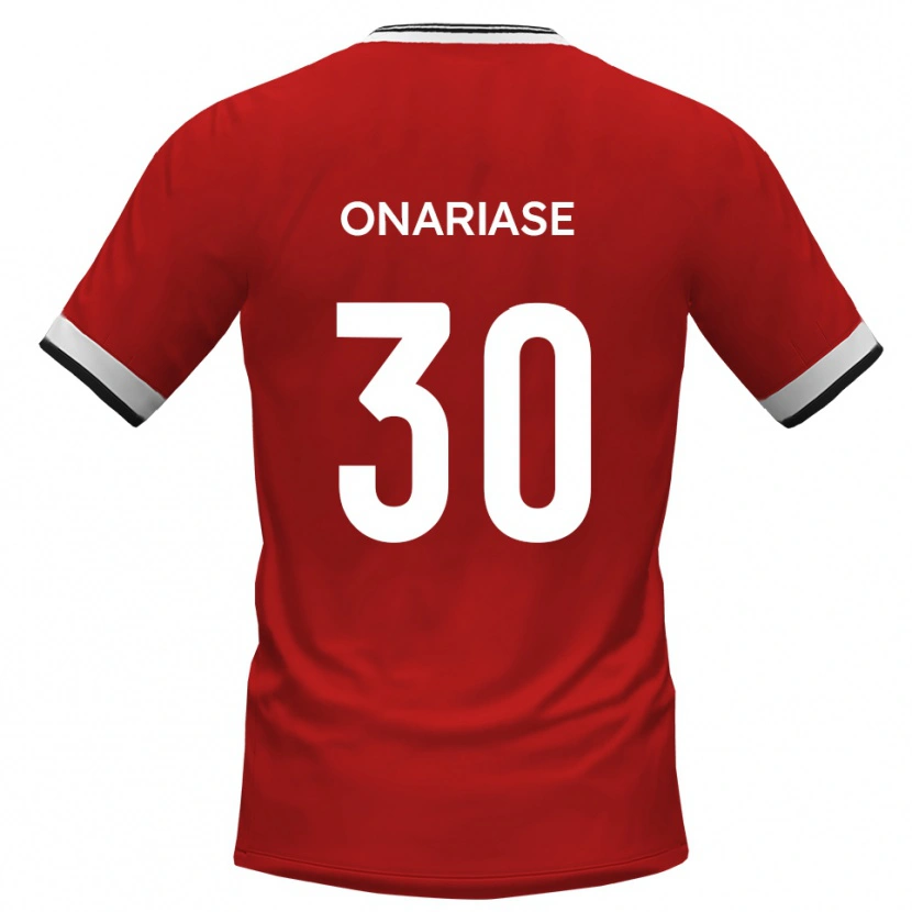 Danxen Herren Emmanuel Onariase #30 Weiß Schwarz Auswärtstrikot Trikot 2025/26 T-Shirt Schweiz