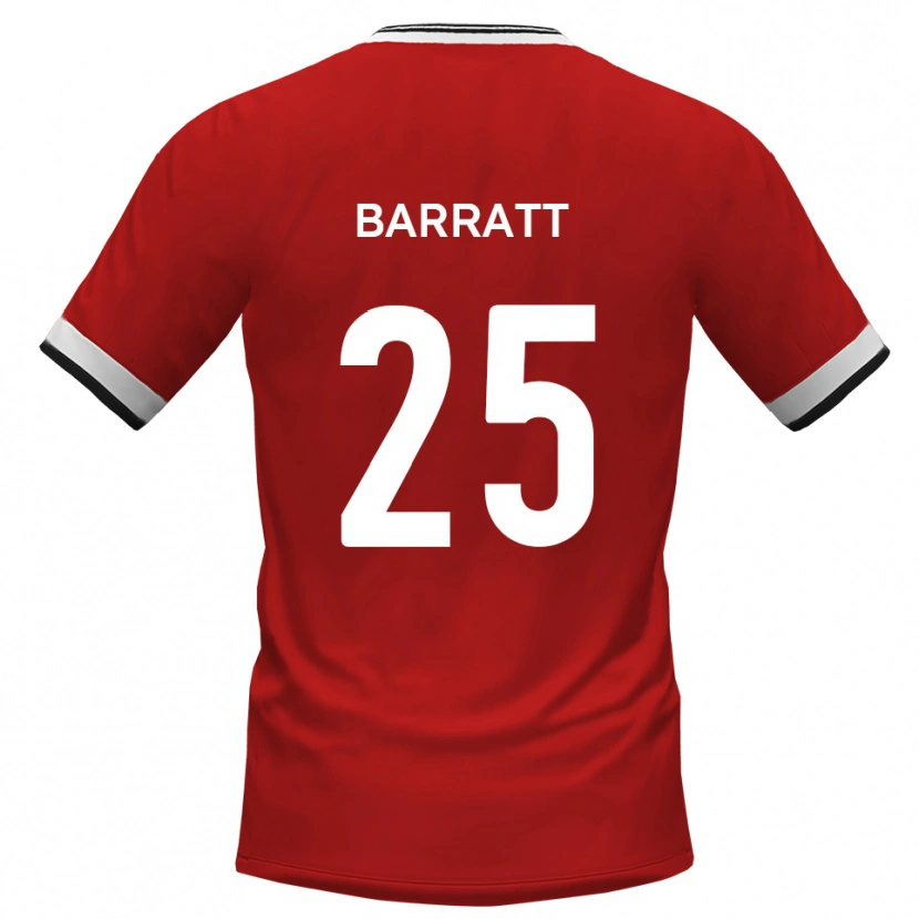 Danxen Herren Sam Barratt #25 Weiß Schwarz Auswärtstrikot Trikot 2025/26 T-Shirt Schweiz