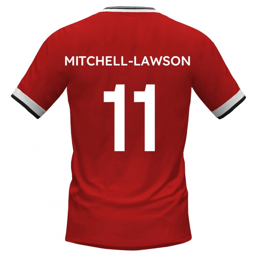 Danxen Herren Jayden Mitchell-Lawson #11 Weiß Schwarz Auswärtstrikot Trikot 2025/26 T-Shirt Schweiz