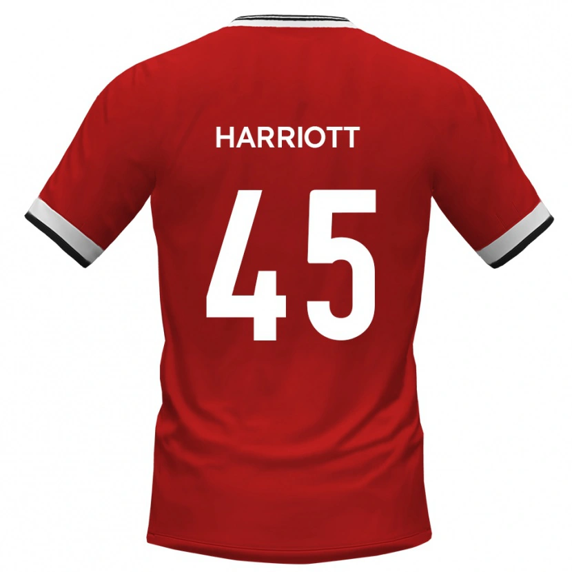 Danxen Herren Callum Harriott #45 Weiß Schwarz Auswärtstrikot Trikot 2025/26 T-Shirt Schweiz
