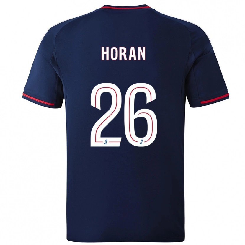 Danxen Herren Lindsey Horan #26 Marine Rot Auswärtstrikot Trikot 2025/26 T-Shirt Schweiz