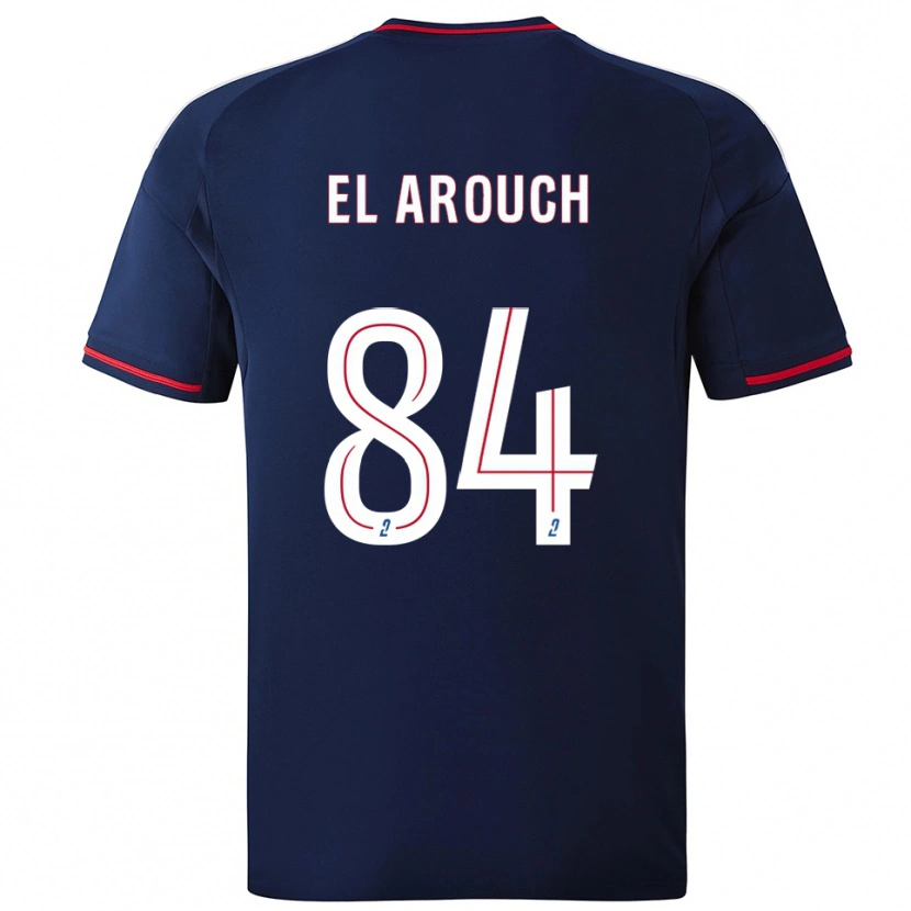 Danxen Herren Mohamed El Arouch #84 Marine Rot Auswärtstrikot Trikot 2025/26 T-Shirt Schweiz