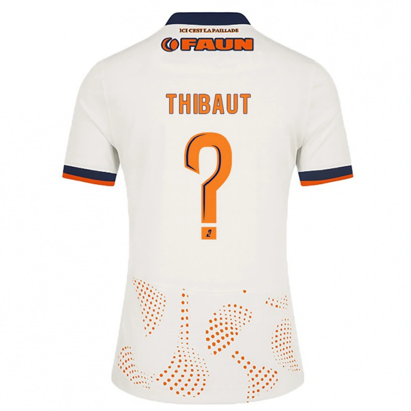 Danxen Herren Thibaut Guerreiro #0 Weiß Orange Auswärtstrikot Trikot 2025/26 T-Shirt Schweiz