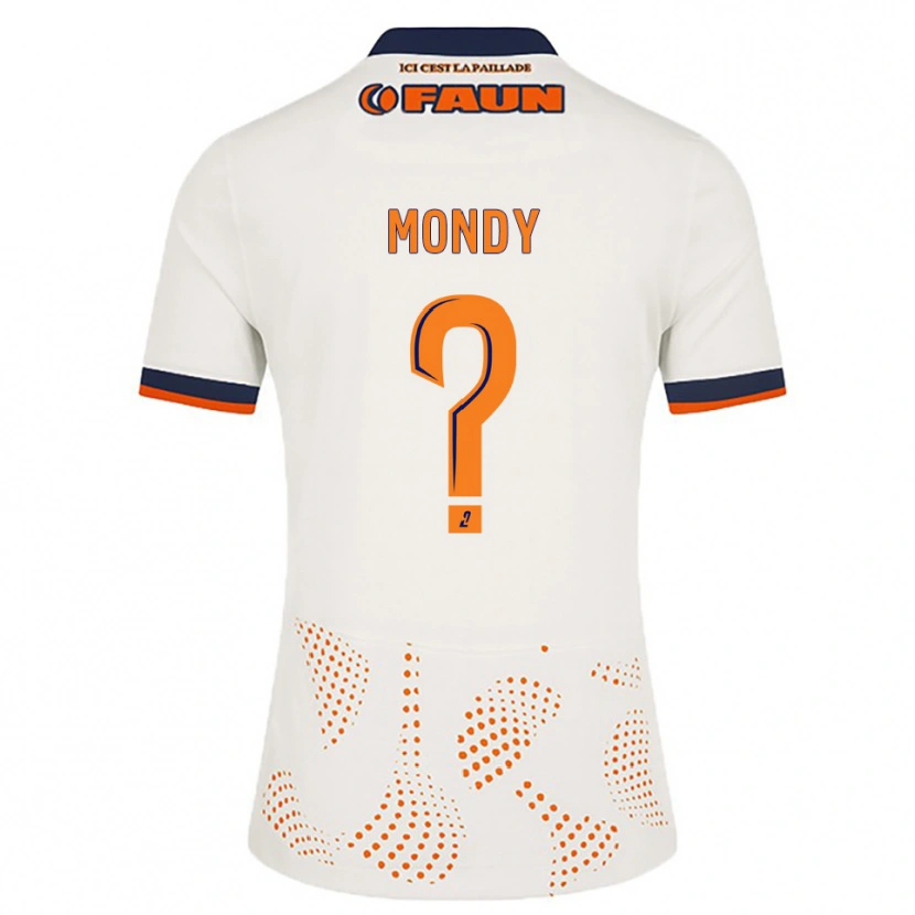 Danxen Herren Mathéo Mondy #0 Weiß Orange Auswärtstrikot Trikot 2025/26 T-Shirt Schweiz