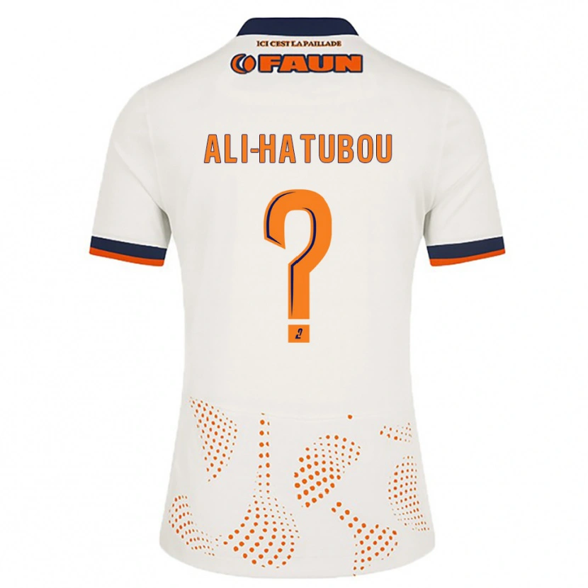 Danxen Herren Fayad Ali-Hatubou #0 Weiß Orange Auswärtstrikot Trikot 2025/26 T-Shirt Schweiz