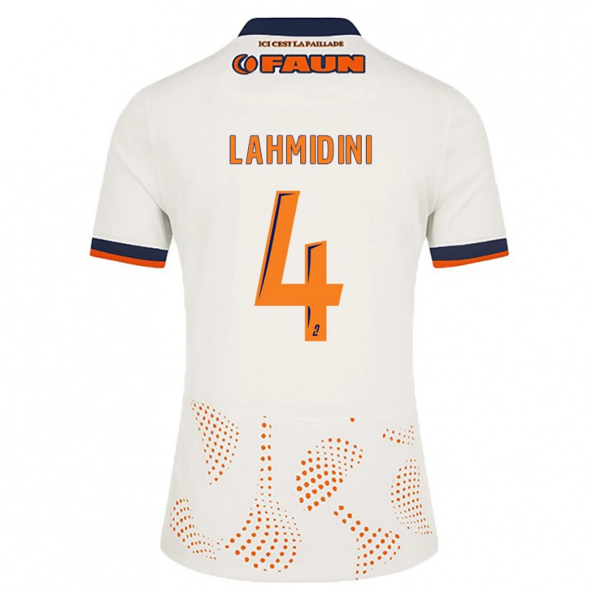Danxen Herren Marouan Lahmidini #4 Weiß Orange Auswärtstrikot Trikot 2025/26 T-Shirt Schweiz