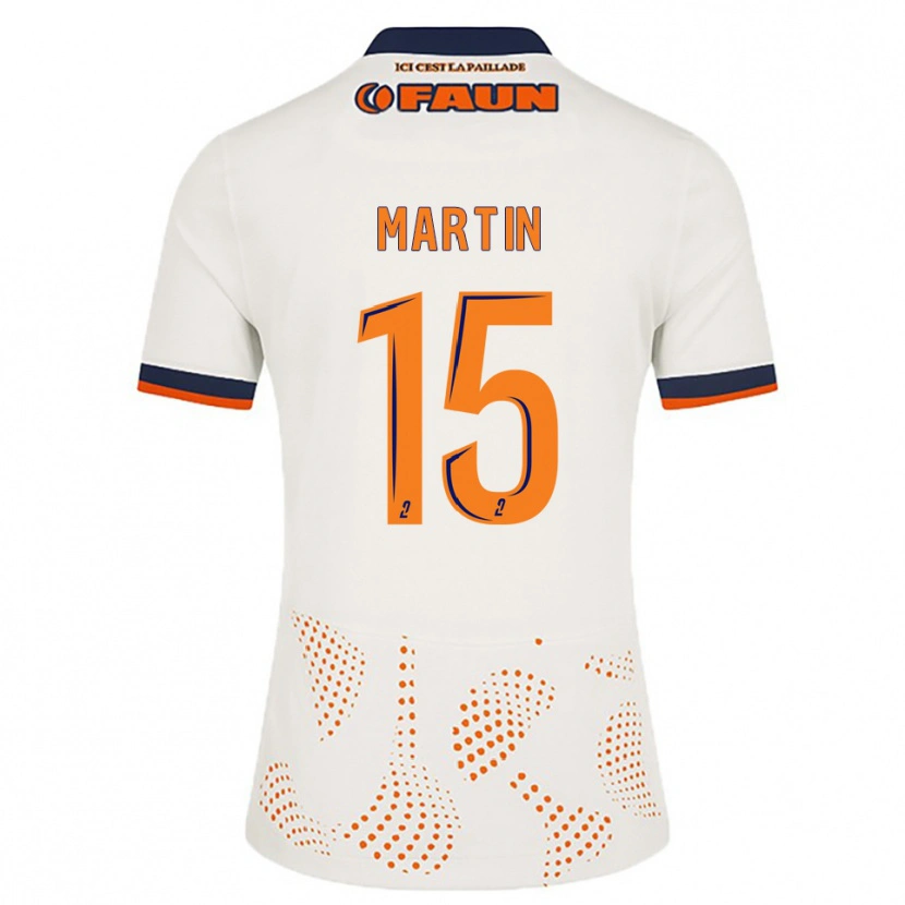 Danxen Herren Gabriel Martin #15 Weiß Orange Auswärtstrikot Trikot 2025/26 T-Shirt Schweiz