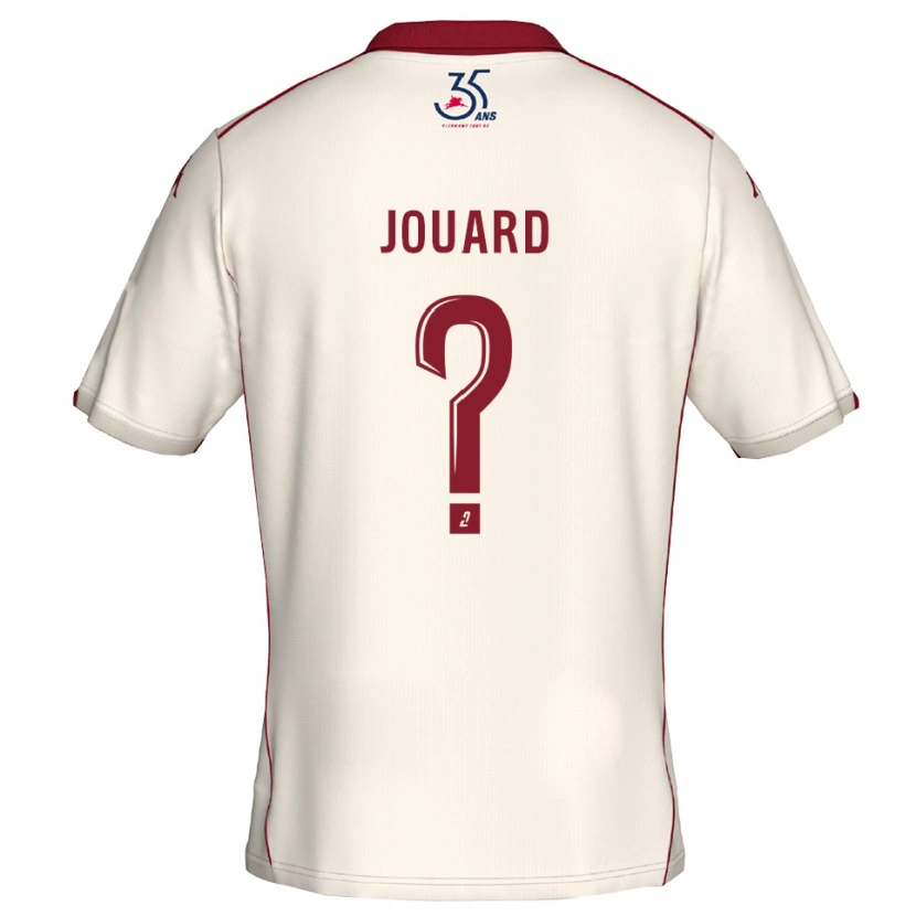 Danxen Herren Dylan Jouard #0 Weiß Burgunder Auswärtstrikot Trikot 2025/26 T-Shirt Schweiz