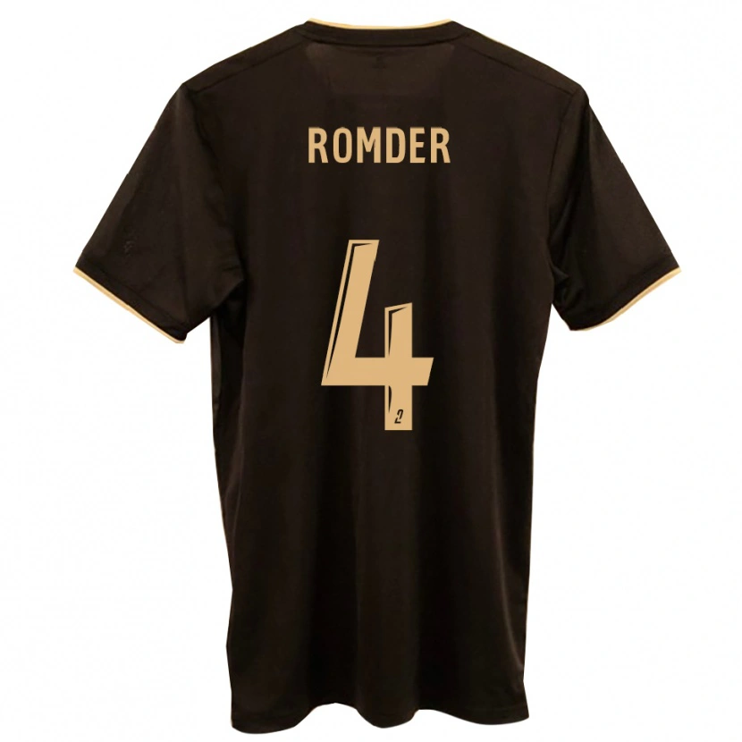 Danxen Herren Mathis Romder #4 Blau Rot Auswärtstrikot Trikot 2025/26 T-Shirt Schweiz