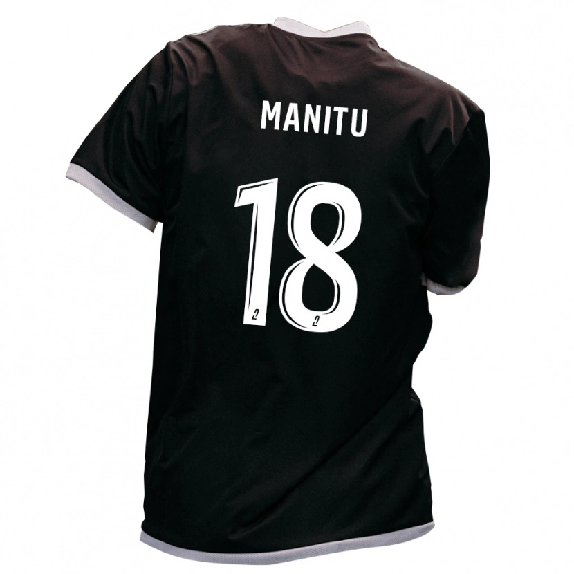 Danxen Herren Messy Manitu #18 Schwarz Gold Auswärtstrikot Trikot 2025/26 T-Shirt Schweiz