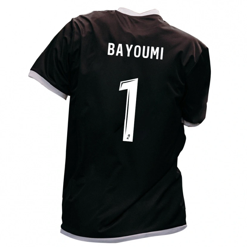 Danxen Herren Gibril Bayoumi #1 Schwarz Gold Auswärtstrikot Trikot 2025/26 T-Shirt Schweiz