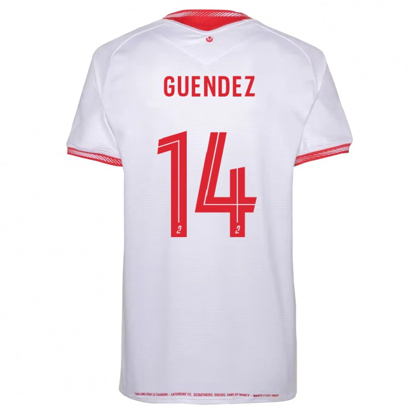 Danxen Herren Mattheo Guendez #14 Schwarz Rot Auswärtstrikot Trikot 2025/26 T-Shirt Schweiz