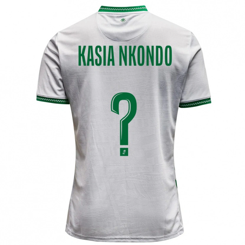 Danxen Herren Nathan Kasia Nkondo #0 Weiß Grün Auswärtstrikot Trikot 2025/26 T-Shirt Schweiz