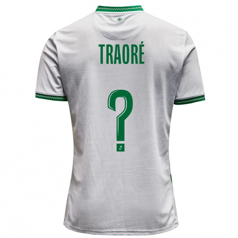 Danxen Herren Aboubakar Traoré #0 Weiß Grün Auswärtstrikot Trikot 2025/26 T-Shirt Schweiz