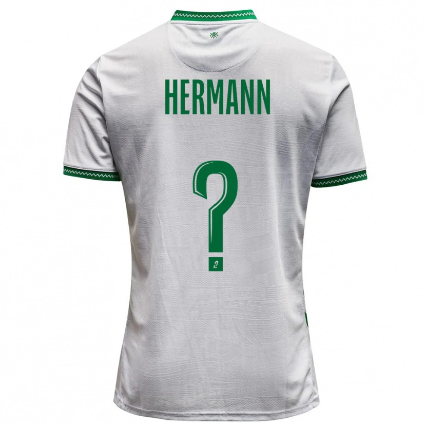 Danxen Herren Laura Hermann #0 Weiß Grün Auswärtstrikot Trikot 2025/26 T-Shirt Schweiz