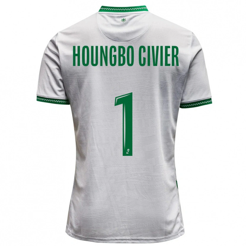 Danxen Herren Matéo Houngbo Civier #1 Weiß Grün Auswärtstrikot Trikot 2025/26 T-Shirt Schweiz