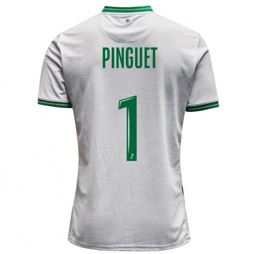 Danxen Herren Alice Pinguet #1 Weiß Grün Auswärtstrikot Trikot 2025/26 T-Shirt Schweiz
