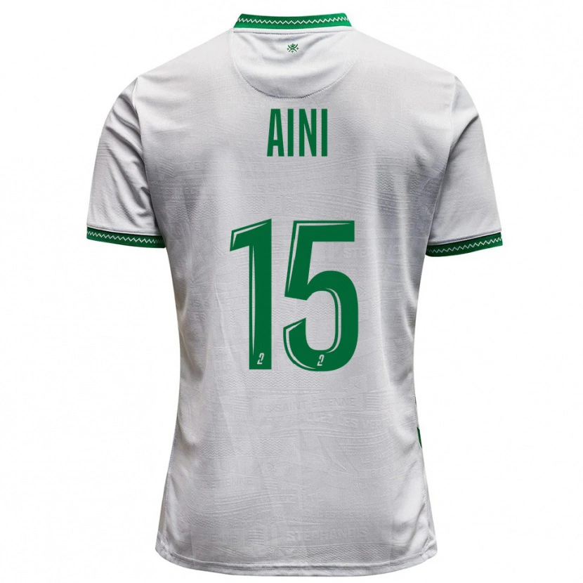 Danxen Herren Noham Aini #15 Weiß Grün Auswärtstrikot Trikot 2025/26 T-Shirt Schweiz