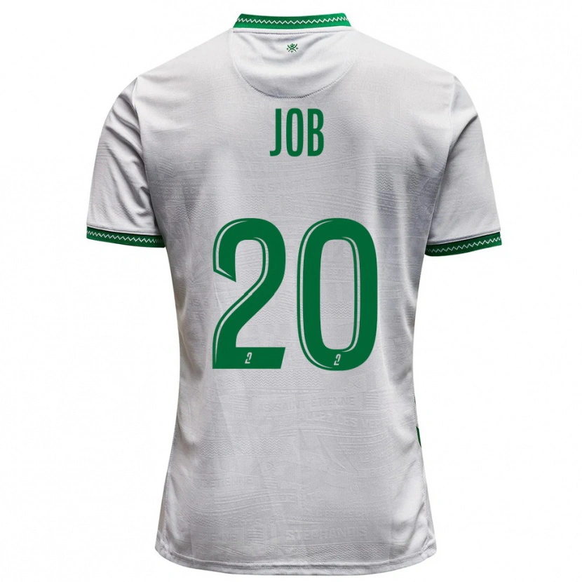 Danxen Herren Taëryne Job #20 Weiß Grün Auswärtstrikot Trikot 2025/26 T-Shirt Schweiz