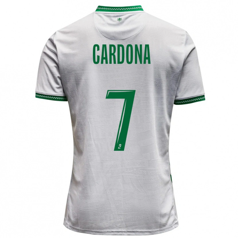 Danxen Herren Irvin Cardona #7 Weiß Grün Auswärtstrikot Trikot 2025/26 T-Shirt Schweiz