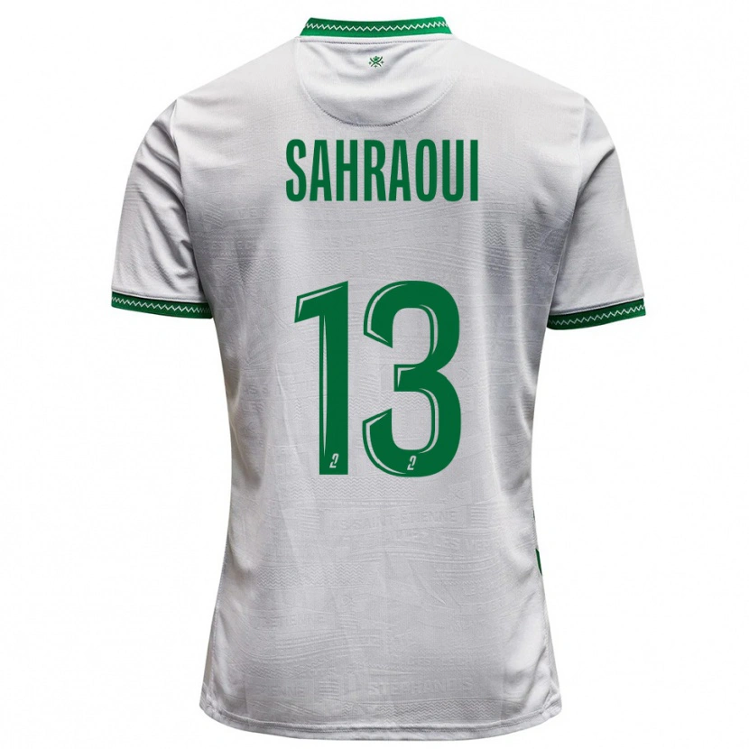 Danxen Herren Jebryl Sahraoui #13 Weiß Grün Auswärtstrikot Trikot 2025/26 T-Shirt Schweiz