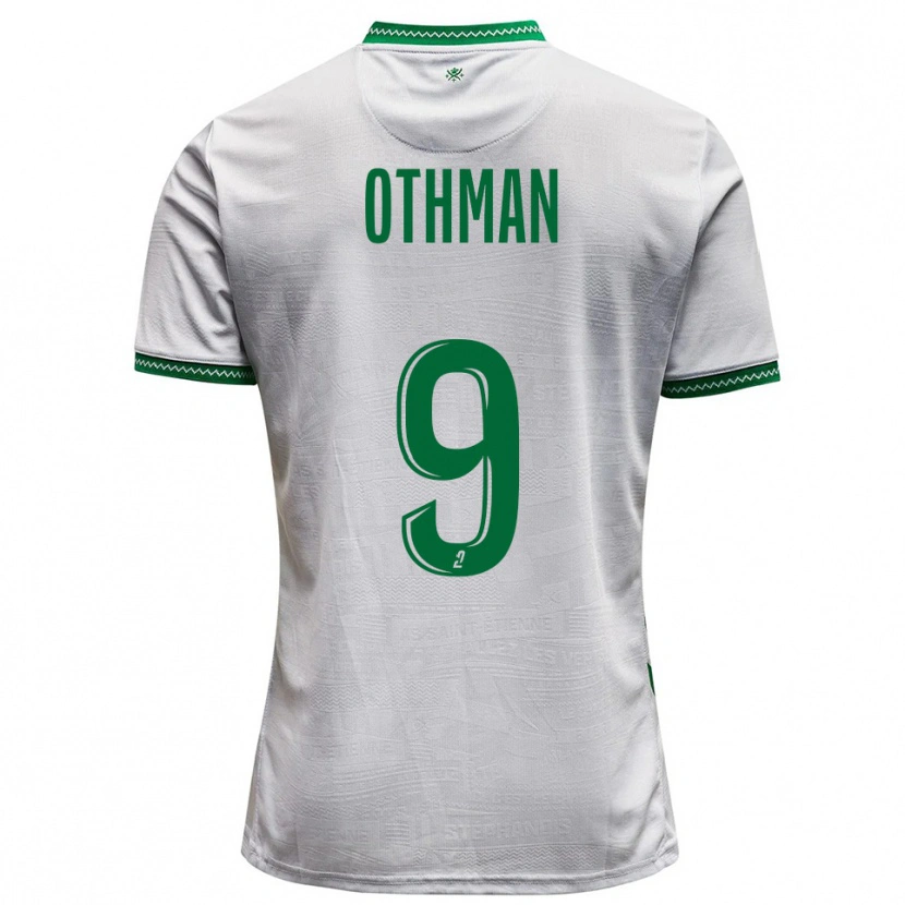 Danxen Herren Jibril Othman #9 Weiß Grün Auswärtstrikot Trikot 2025/26 T-Shirt Schweiz