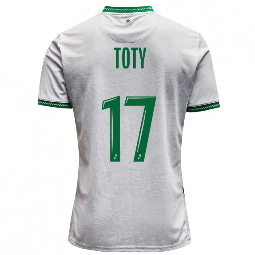Danxen Herren Mylan Toty #17 Weiß Grün Auswärtstrikot Trikot 2025/26 T-Shirt Schweiz
