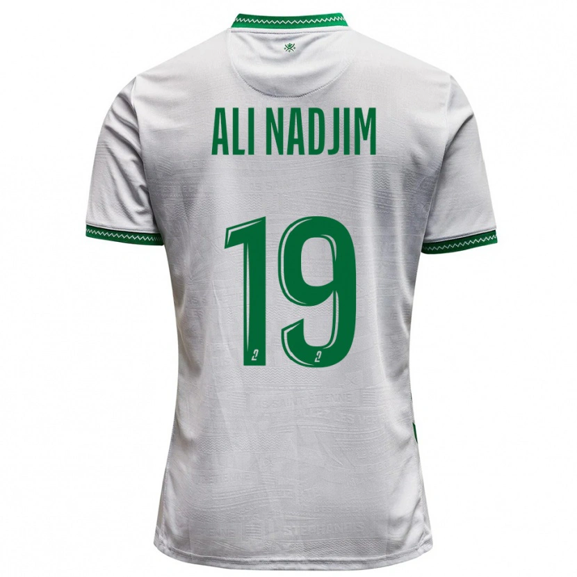 Danxen Herren Nadjma Ali Nadjim #19 Weiß Grün Auswärtstrikot Trikot 2025/26 T-Shirt Schweiz