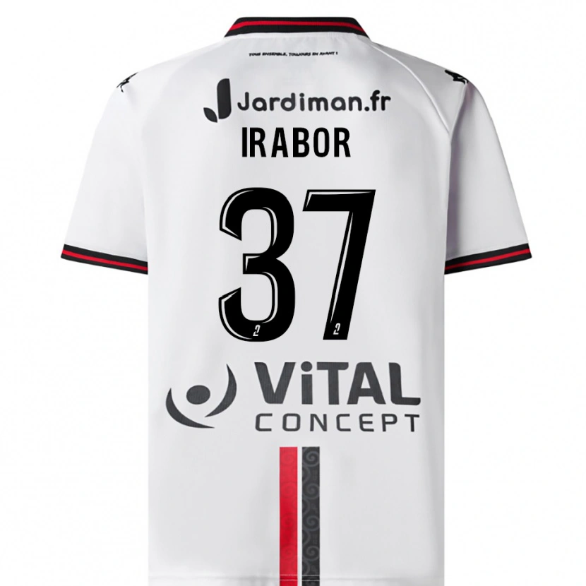 Danxen Herren Brown Irabor #37 Weiß Rot Auswärtstrikot Trikot 2025/26 T-Shirt Schweiz