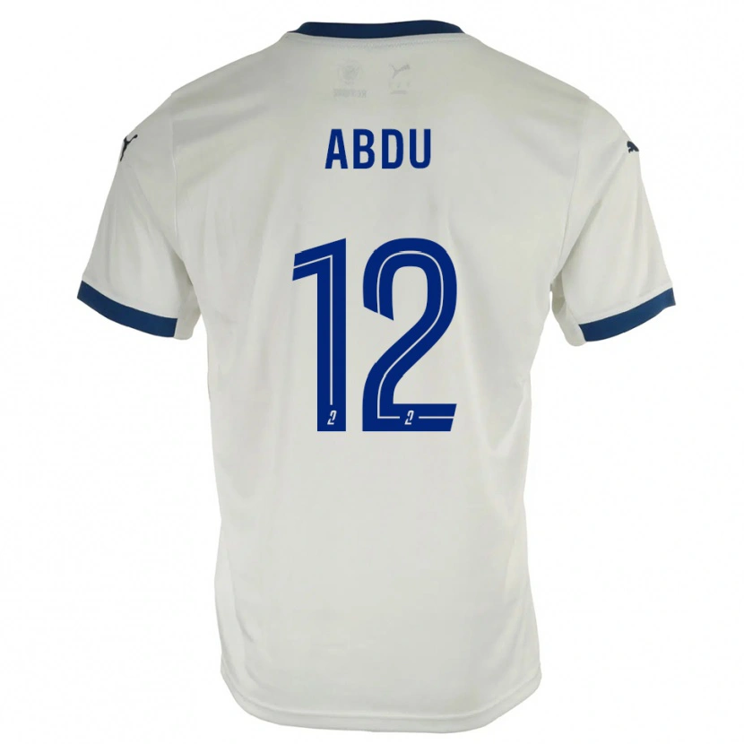 Danxen Herren Abdu Conté #12 Weiß Blau Auswärtstrikot Trikot 2025/26 T-Shirt Schweiz