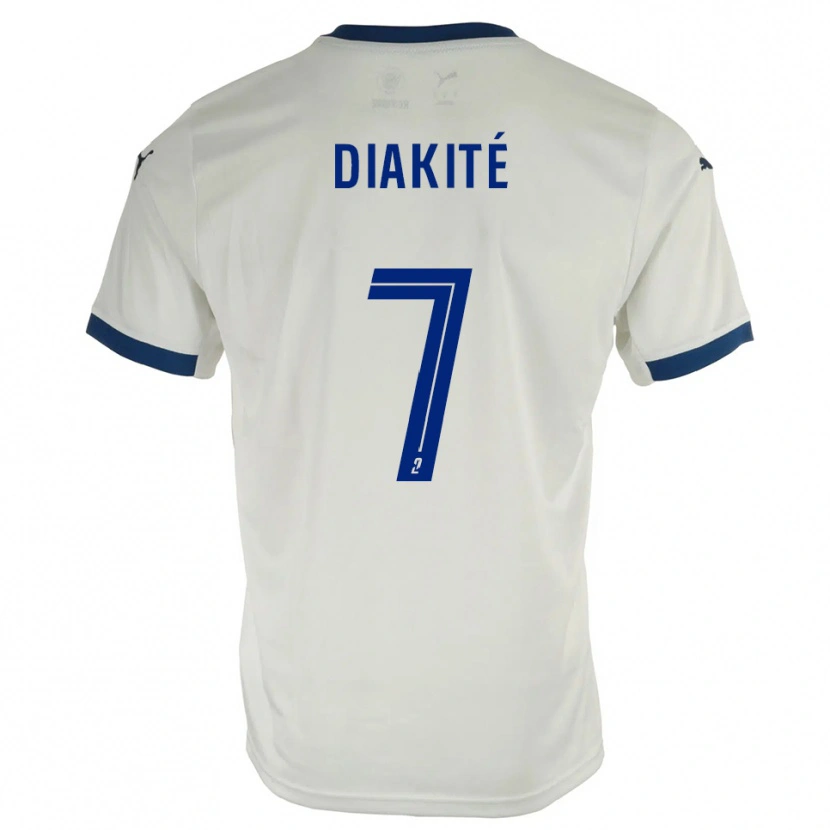Danxen Herren Amadou Diakité #7 Weiß Blau Auswärtstrikot Trikot 2025/26 T-Shirt Schweiz