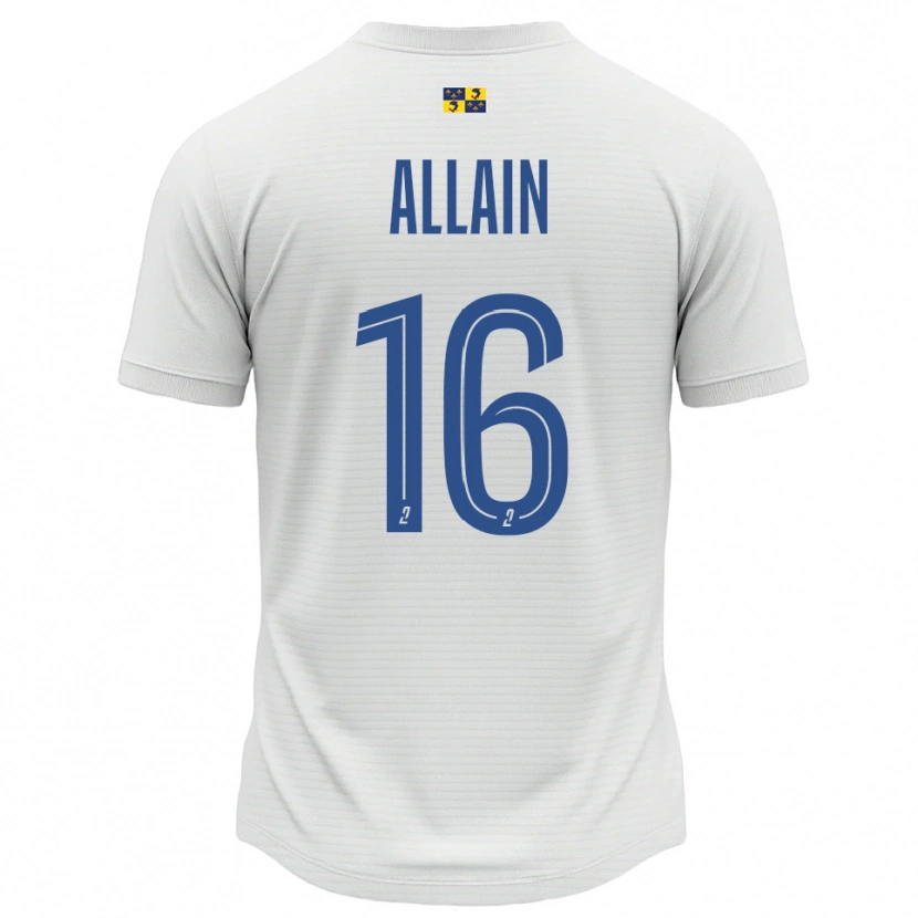 Danxen Herren Bobby Allain #16 Weiß Blau Auswärtstrikot Trikot 2025/26 T-Shirt Schweiz