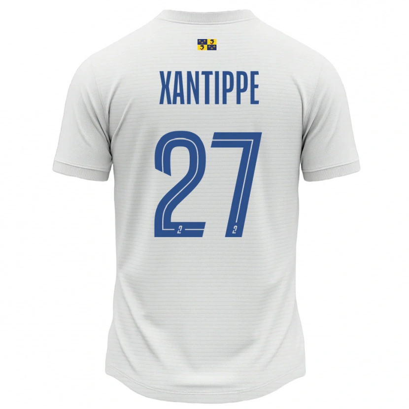 Danxen Herren Matthéo Xantippe #27 Weiß Blau Auswärtstrikot Trikot 2025/26 T-Shirt Schweiz