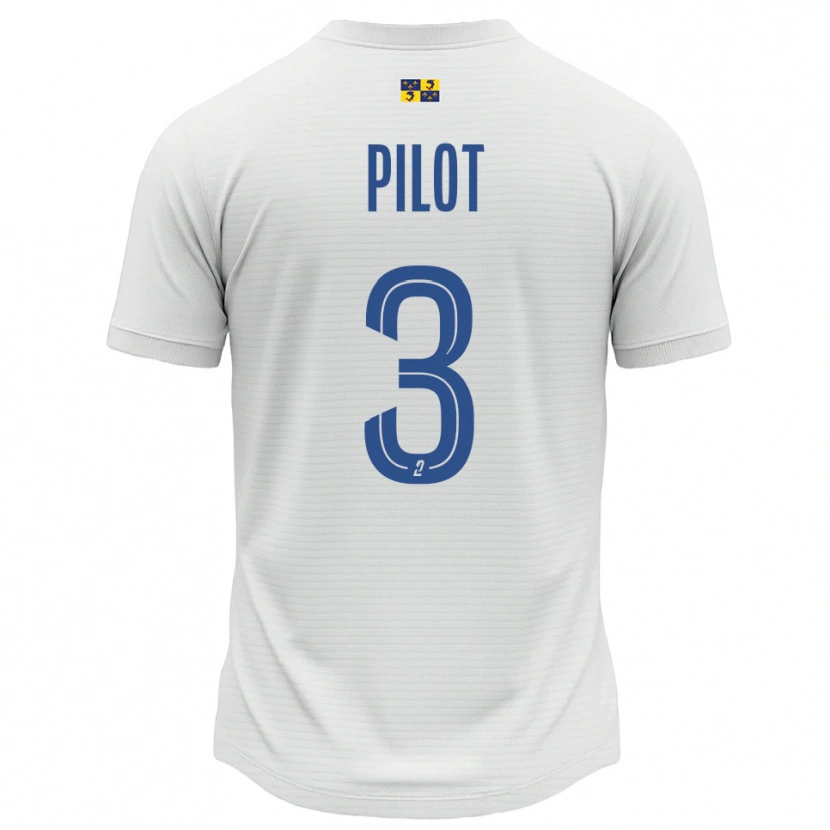 Danxen Herren Romane Pilot #3 Weiß Blau Auswärtstrikot Trikot 2025/26 T-Shirt Schweiz