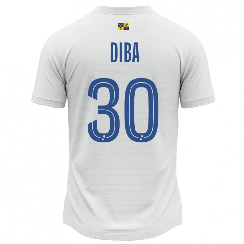 Danxen Herren Samba Diba #30 Weiß Blau Auswärtstrikot Trikot 2025/26 T-Shirt Schweiz