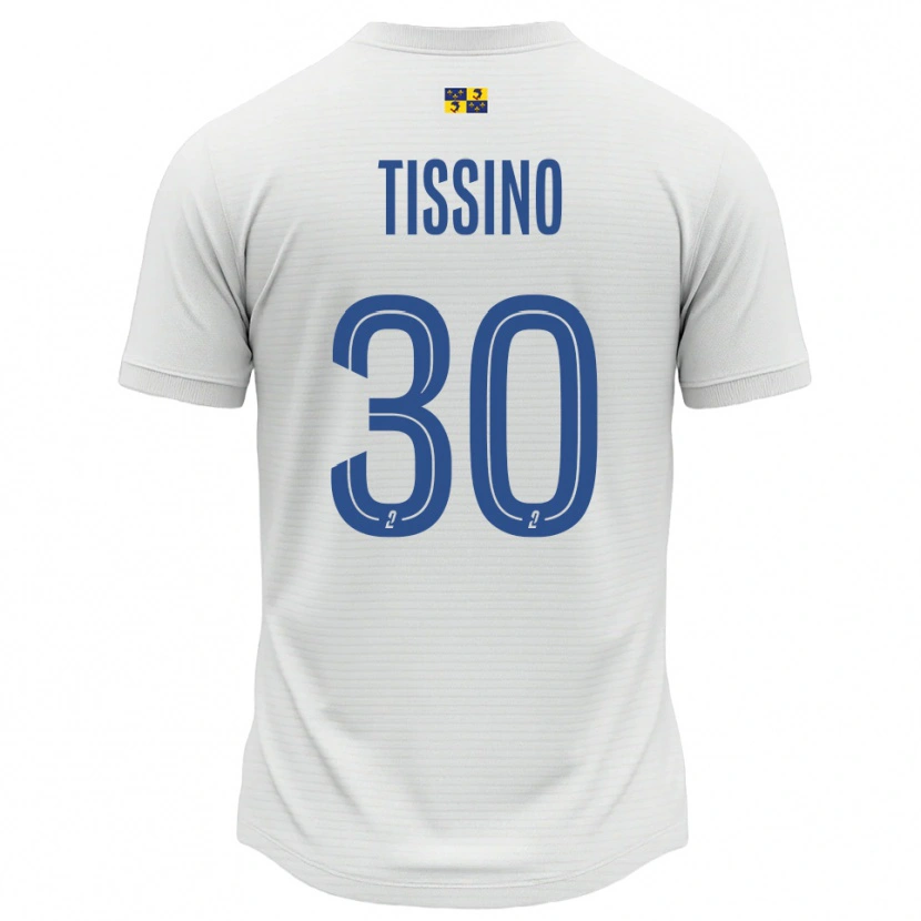 Danxen Herren Julie Tissino #30 Weiß Blau Auswärtstrikot Trikot 2025/26 T-Shirt Schweiz