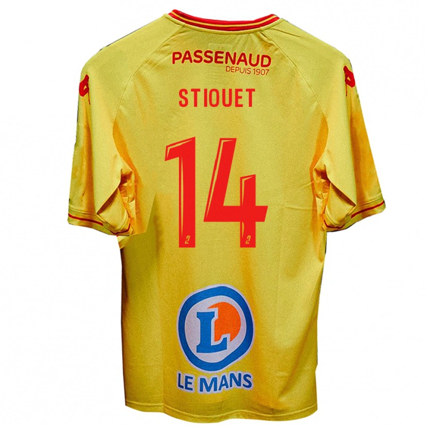 Danxen Herren Ayoub Stiouet #14 Gelb Auswärtstrikot Trikot 2025/26 T-Shirt Schweiz