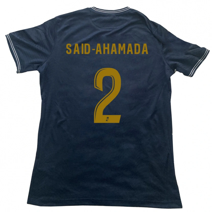 Danxen Herren Falahidine Said-Ahamada #2 Marine Gold Auswärtstrikot Trikot 2025/26 T-Shirt Schweiz