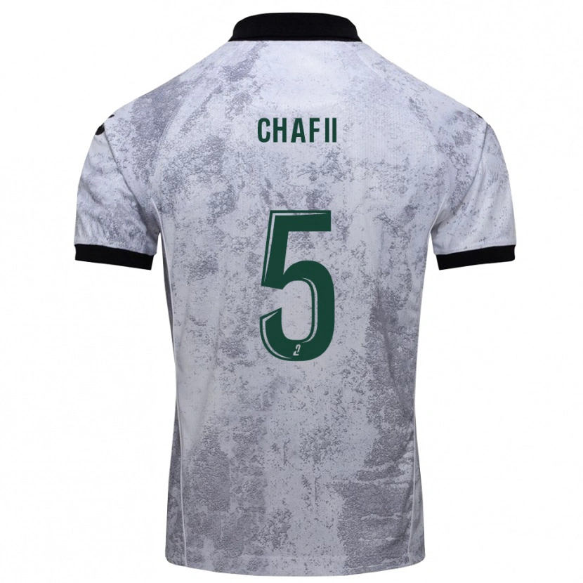 Danxen Herren Mehdi Chafii #5 Weiß Schwarz Auswärtstrikot Trikot 2025/26 T-Shirt Schweiz