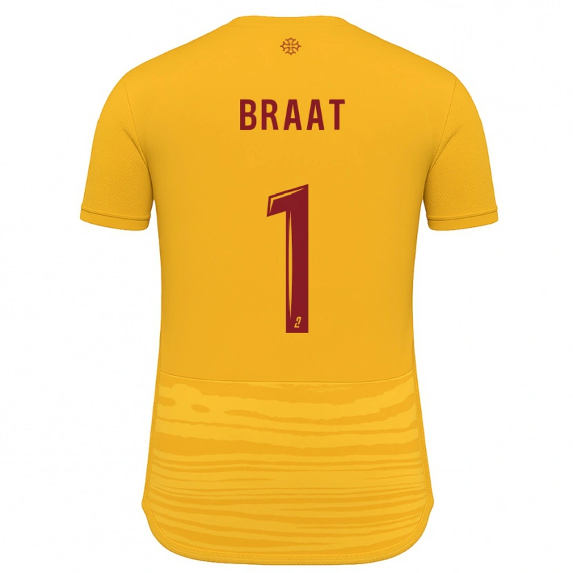 Danxen Herren Quentin Braat #1 Orange Burgunder Auswärtstrikot Trikot 2025/26 T-Shirt Schweiz