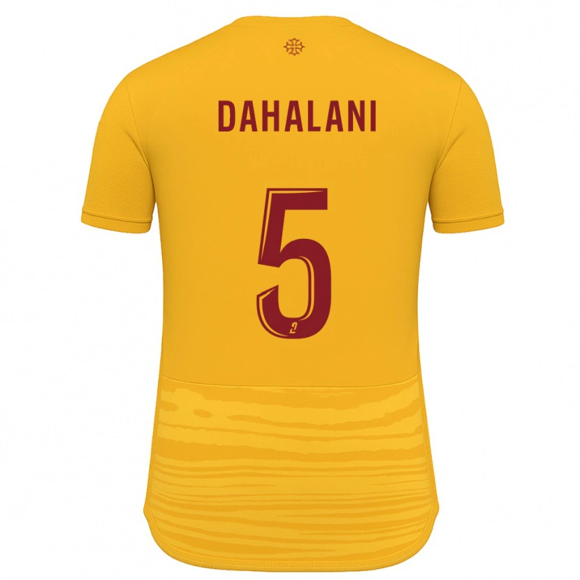 Danxen Herren Yanis Dahalani #5 Orange Burgunder Auswärtstrikot Trikot 2025/26 T-Shirt Schweiz