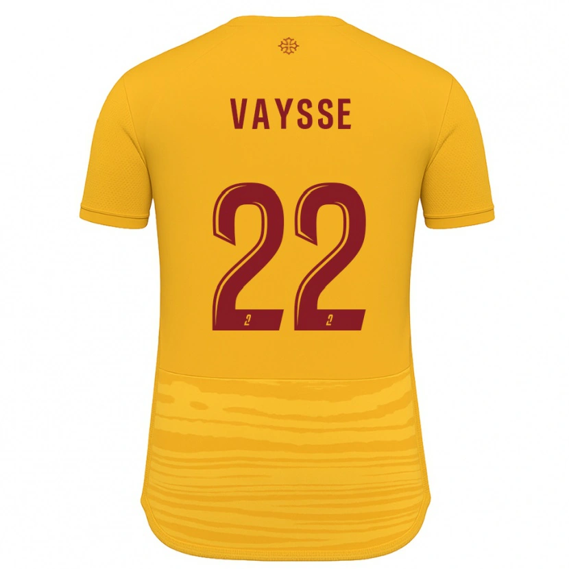 Danxen Herren Sophie Vaysse #22 Orange Burgunder Auswärtstrikot Trikot 2025/26 T-Shirt Schweiz