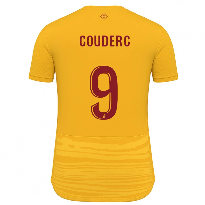 Danxen Herren Enzo Couderc #9 Orange Burgunder Auswärtstrikot Trikot 2025/26 T-Shirt Schweiz