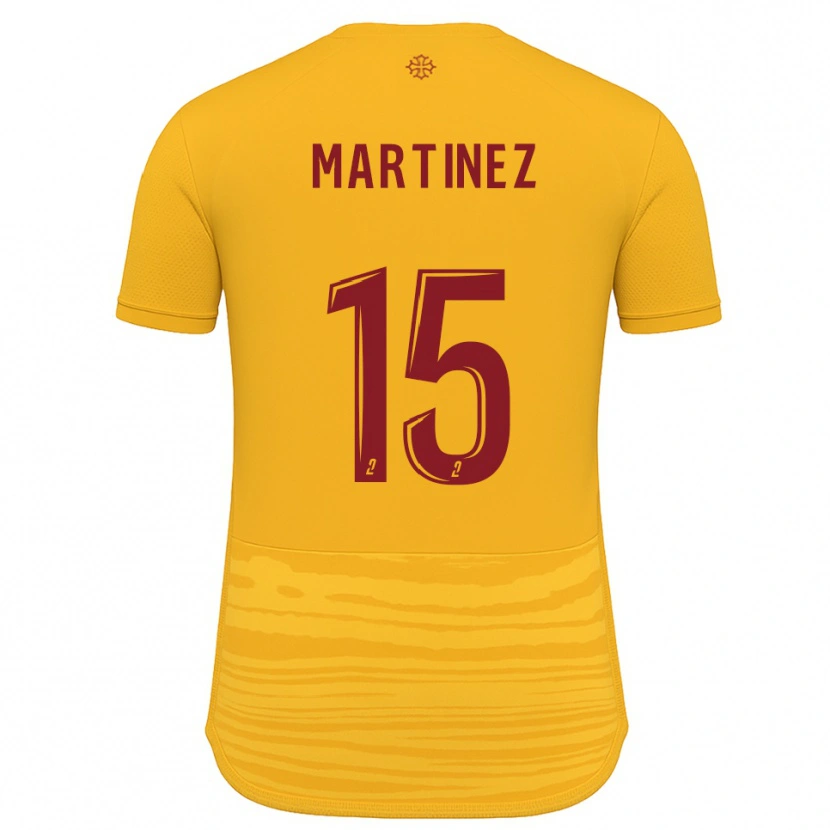Danxen Herren Jorys Martinez #15 Orange Burgunder Auswärtstrikot Trikot 2025/26 T-Shirt Schweiz