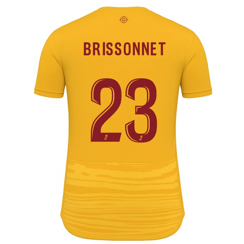 Danxen Herren Tiphaine Brissonnet #23 Orange Burgunder Auswärtstrikot Trikot 2025/26 T-Shirt Schweiz
