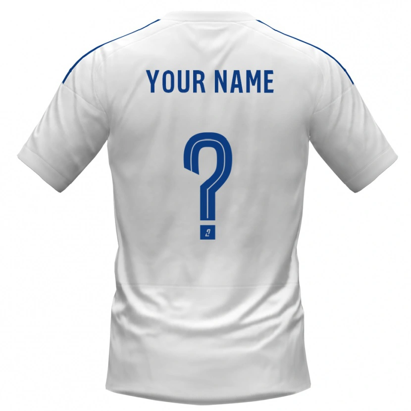 Danxen Herren Ihren Namen #0 Weiß Blau Auswärtstrikot Trikot 2025/26 T-Shirt Schweiz