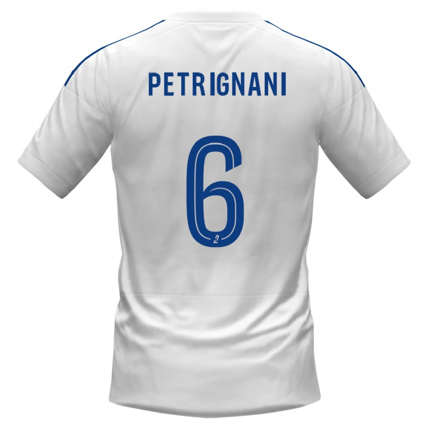 Danxen Herren Matteo Petrignani #6 Weiß Blau Auswärtstrikot Trikot 2025/26 T-Shirt Schweiz